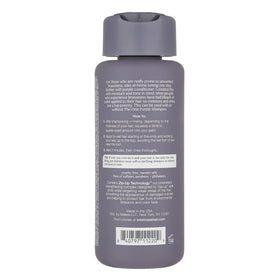 Kristin Ess back label close-up highlighting directions and safety