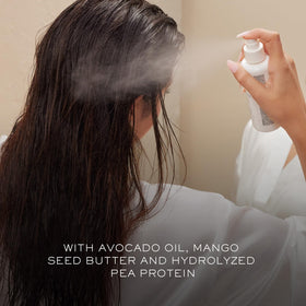 Kristin Ess bottle label highlighting sulfate-free, paraben-free features