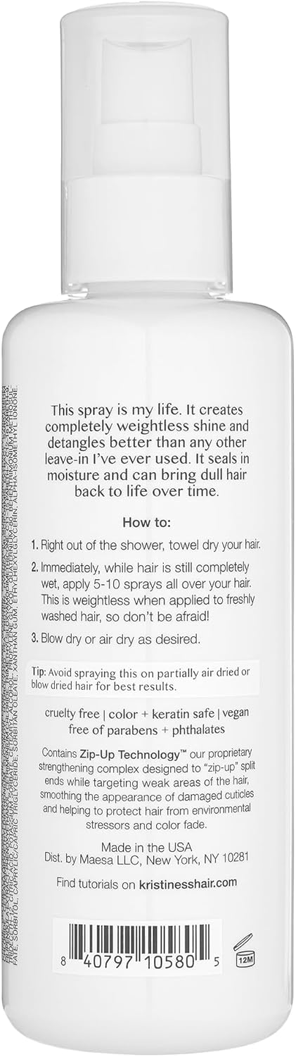 Kristin Ess close-up nozzle detail demonstrating easy precise application benefit
