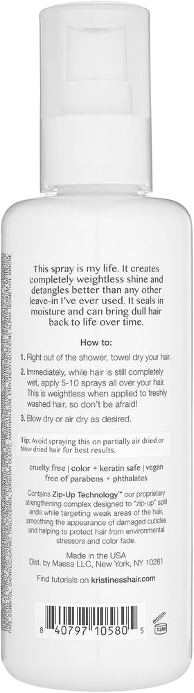 Kristin Ess close-up nozzle detail demonstrating easy precise application benefit