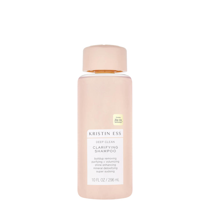Kristin Ess front bottle view showing branding and clarifying benefit