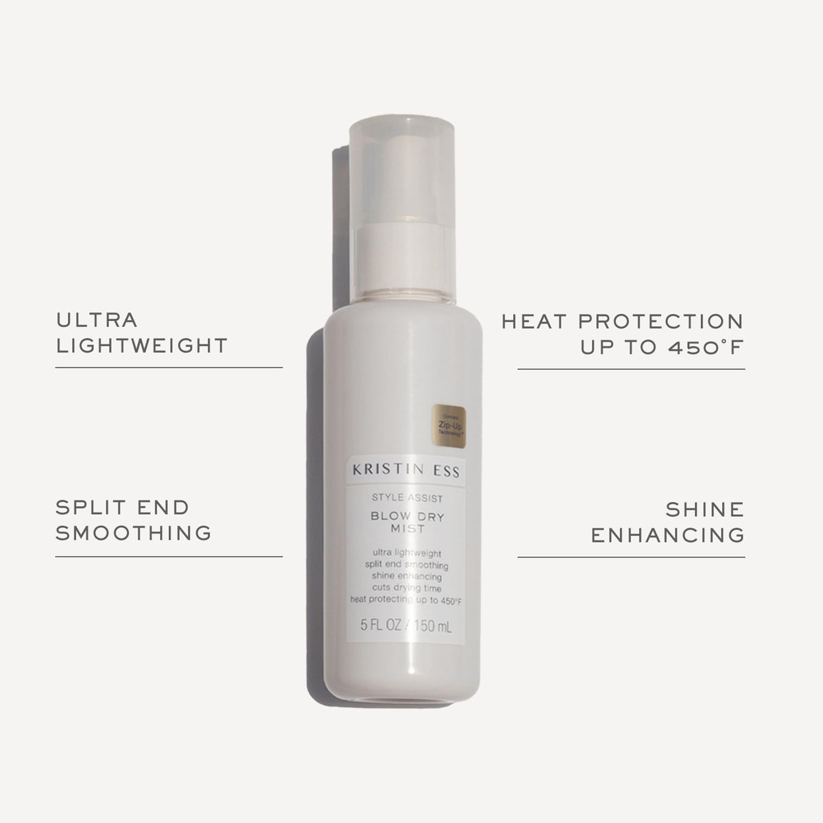 Kristin Ess fine mist texture close-up for quick drying and even coverage