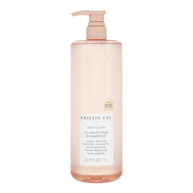 Kristin Ess front label on 33.8oz bottle showing product identity and size benefit