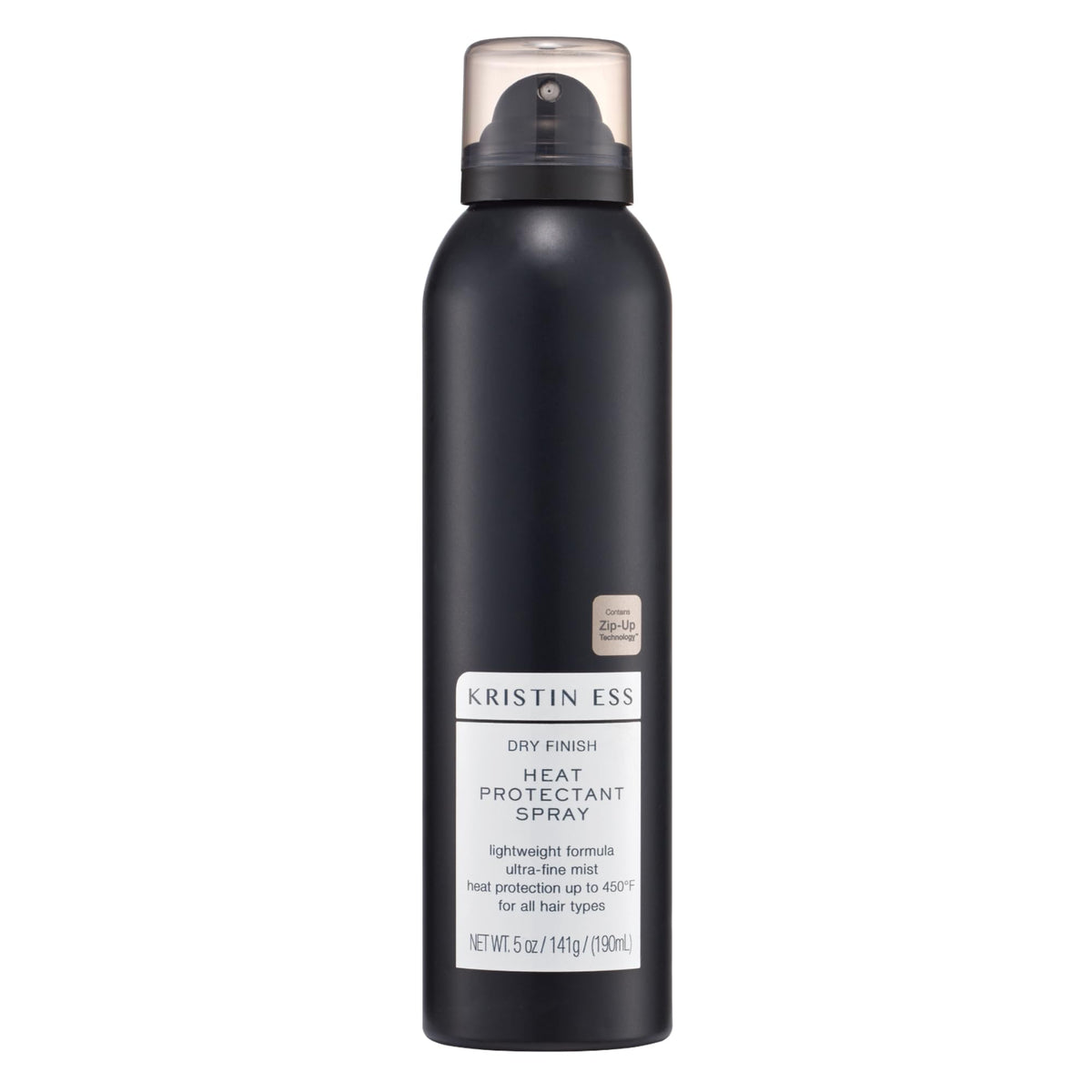 kristin ess front packaging showing spray bottle and label benefit shine