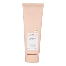 Kristin Ess front packaging showing bottle for frizz control and gentle cleansing