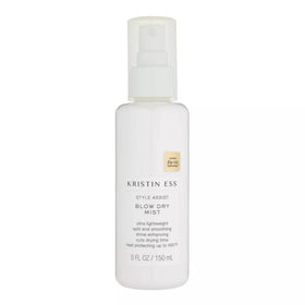 Kristin Ess front packaging showing hydrating heat spray protection and shine