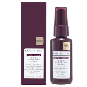 Kristin Ess front packaging showing serum bottle and branding benefit of clear identification