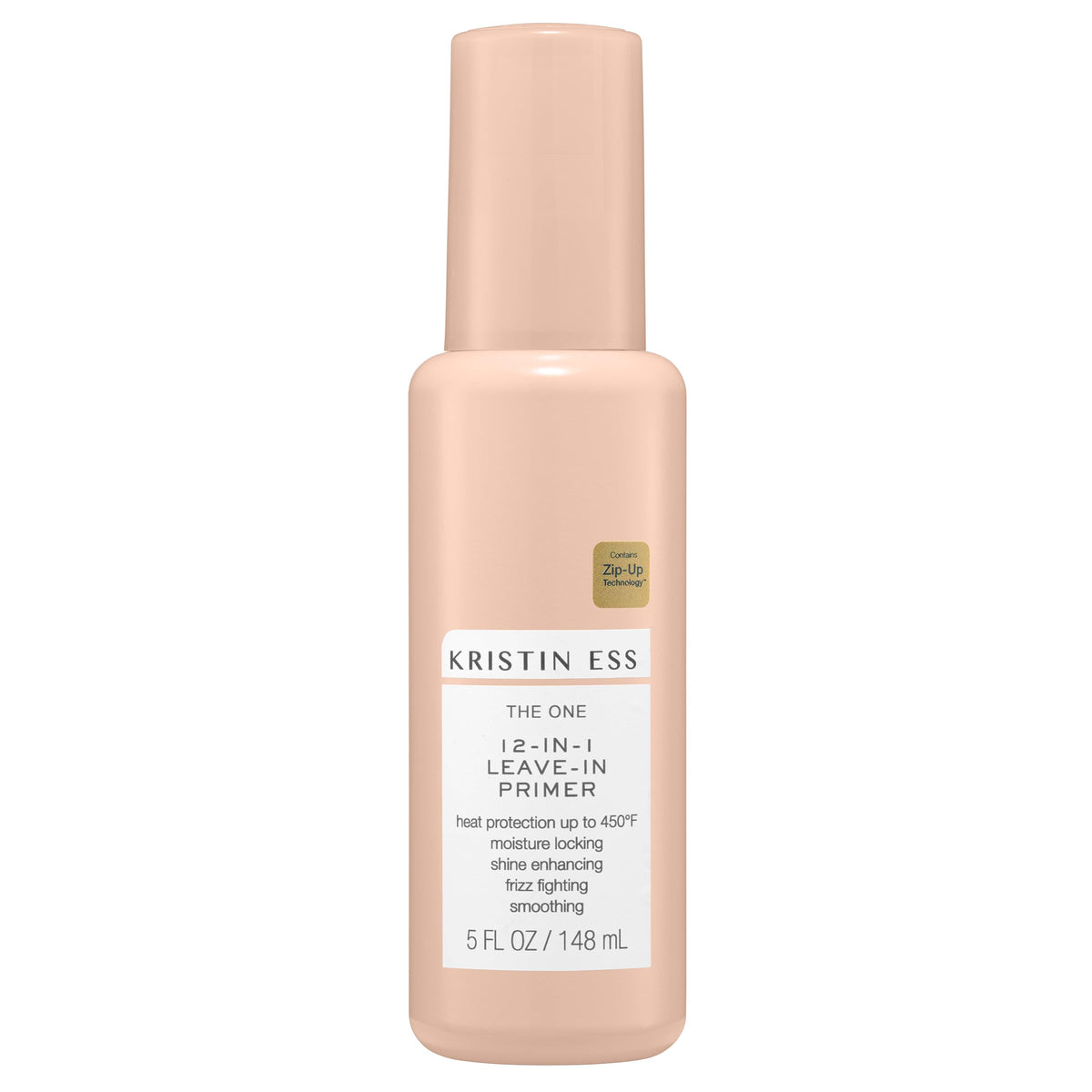 Kristin Ess front packaging spray showing product and label benefits