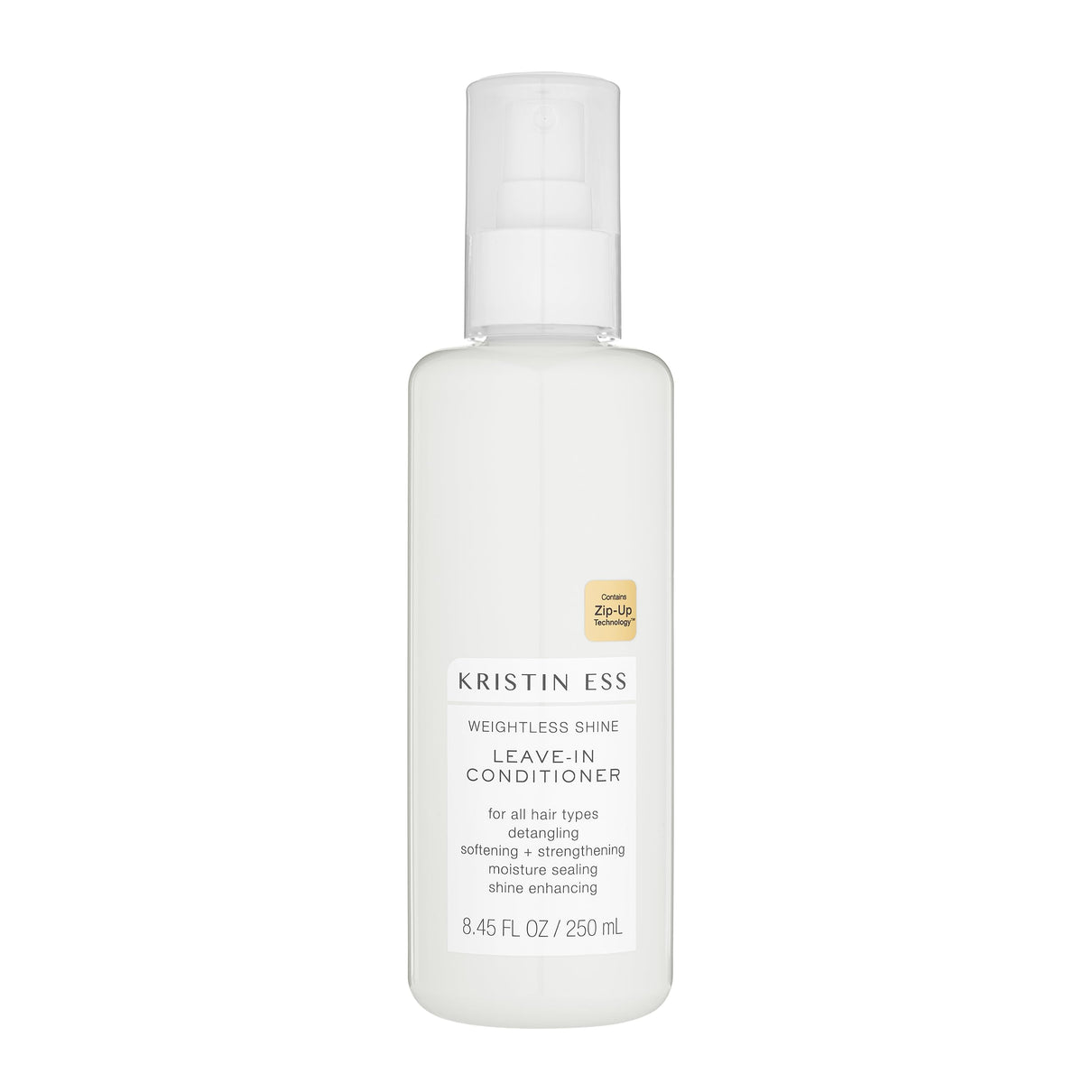 Kristin Ess front packaging spray showing bottle and logo for salon hydration