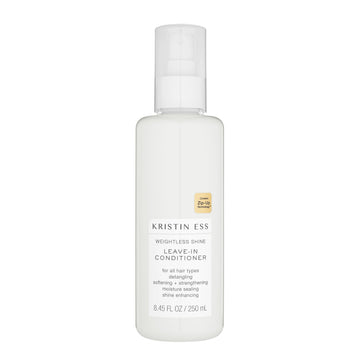 Kristin Ess front packaging spray showing bottle and logo for salon hydration