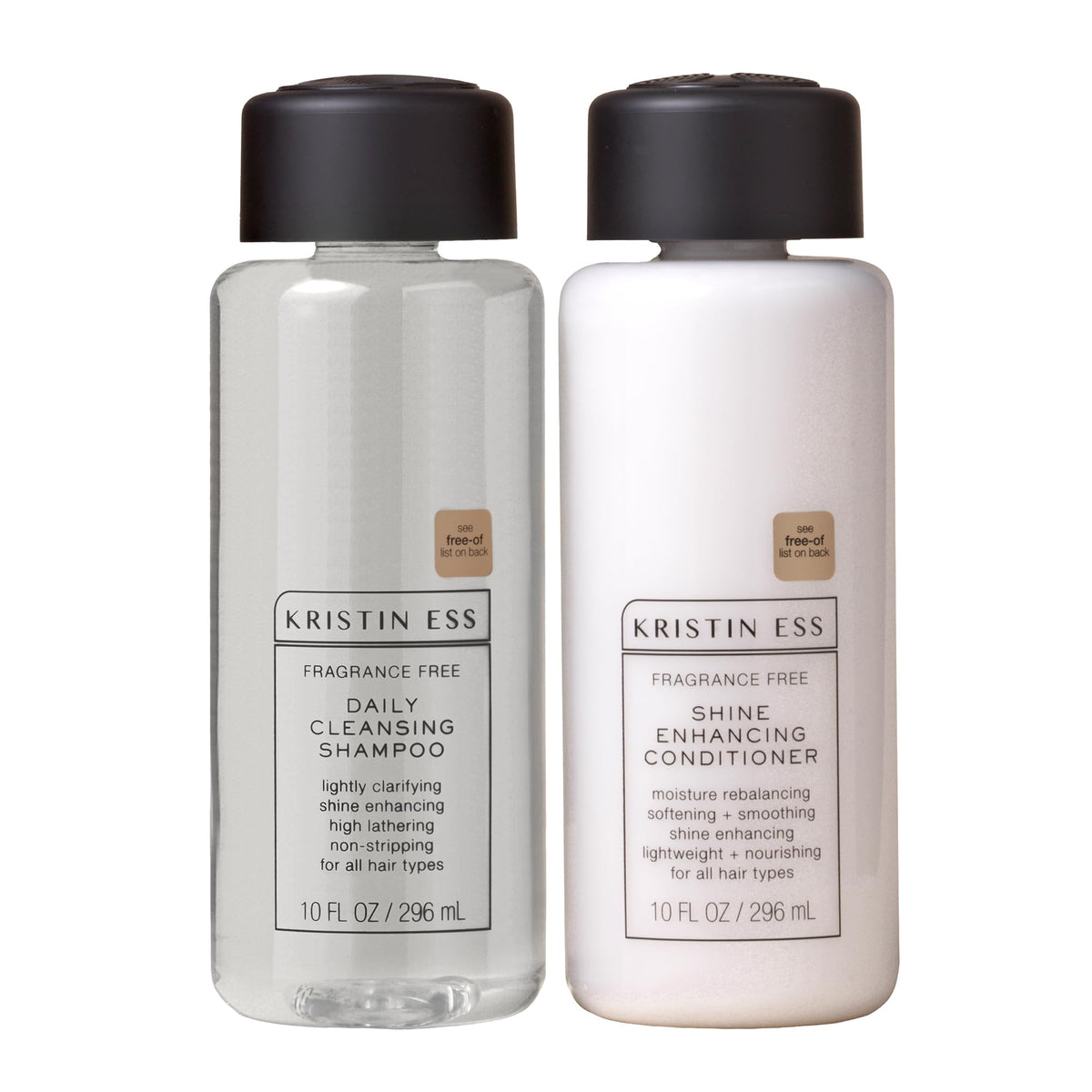 Kristin Ess front packaging showing both bottles and product benefits
