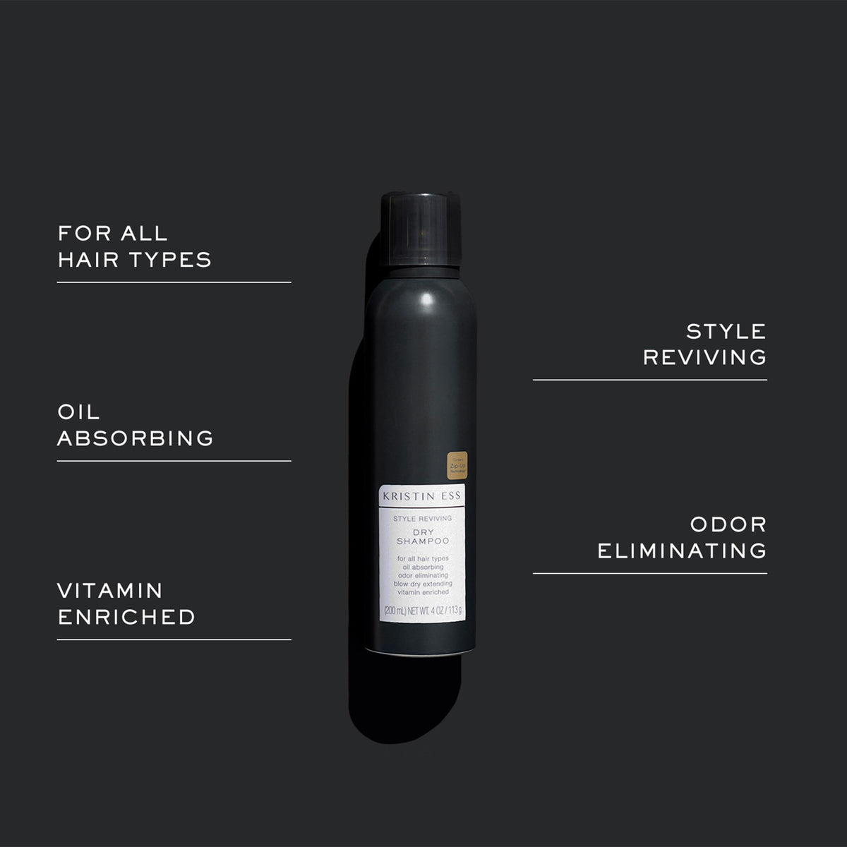 Kristin Ess applied to roots by hand delivering instant oil absorption benefit