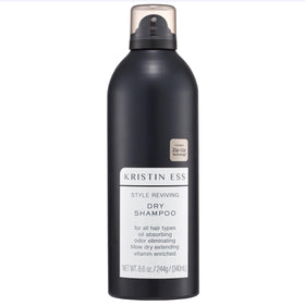 Kristin Ess front packaging shows jumbo can and product benefit volume