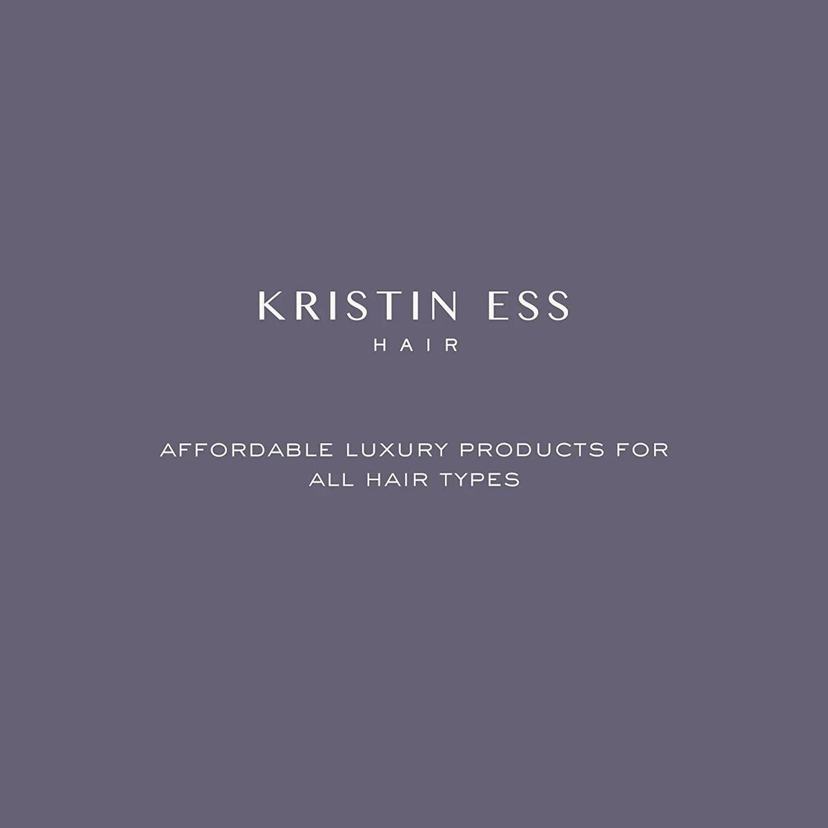 Kristin Ess styled bathroom shelf with set, elevates hair care routine