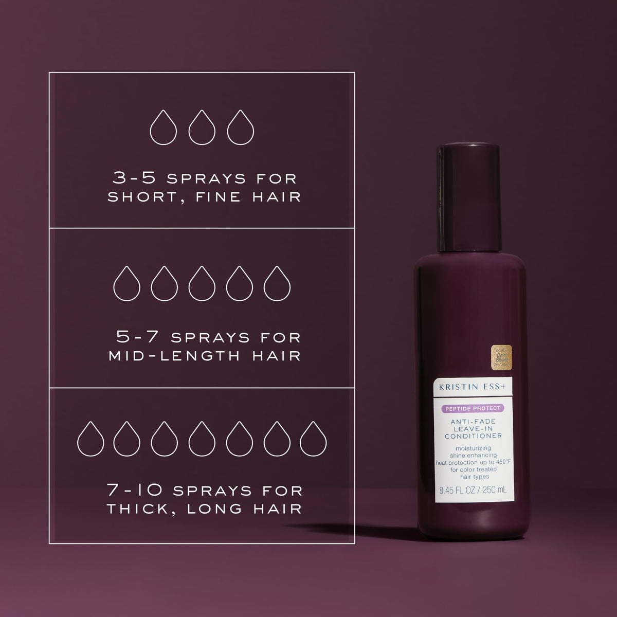 Kristin Ess nozzle close-up highlighting spray design for precise, lightweight coverage