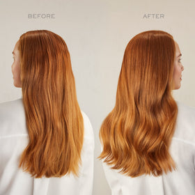 Kristin Ess shampoo pump close-up highlighting gentle lathering benefit