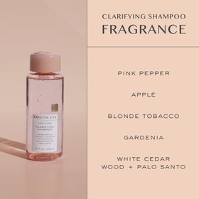 Kristin Ess shampoo texture in palm highlighting concentrated formula