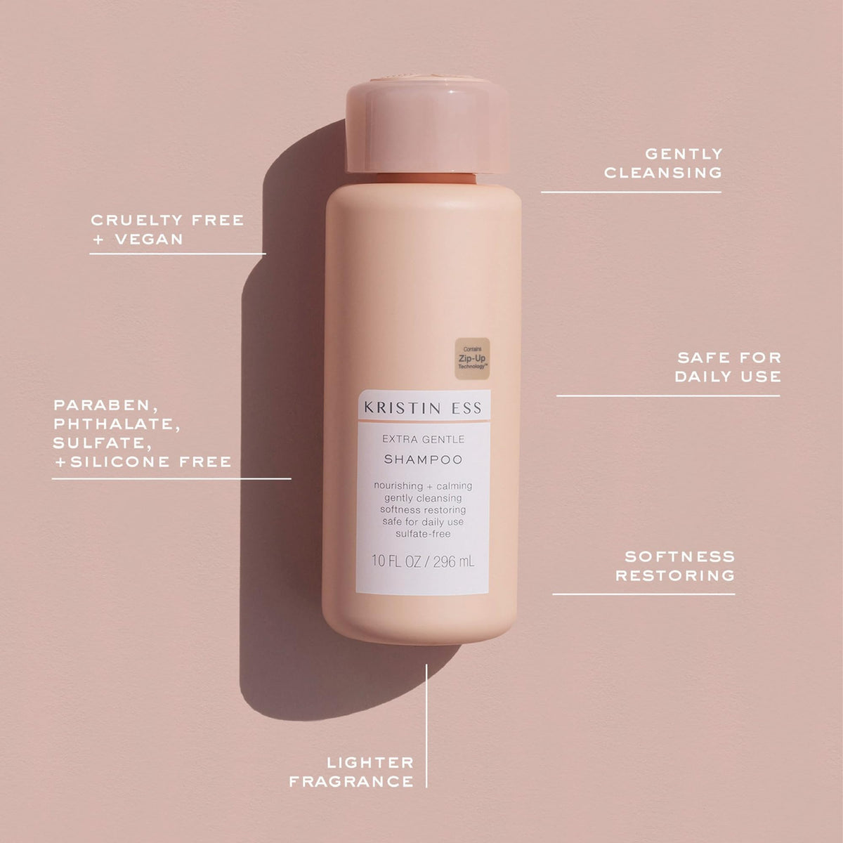 Kristin Ess shampoo and conditioner duo showing paired hydration benefits