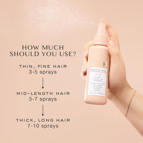 Kristin Ess texture shot with quinoa ingredient highlighting strengthening