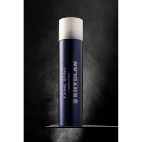 Kryolan can in hand showing size and travel-friendly benefit