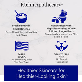 Ktchn Apothecary small-batch production bench conveying handcrafted quality
