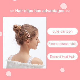 KUBOM clips used in child's hair demonstrating secure hold