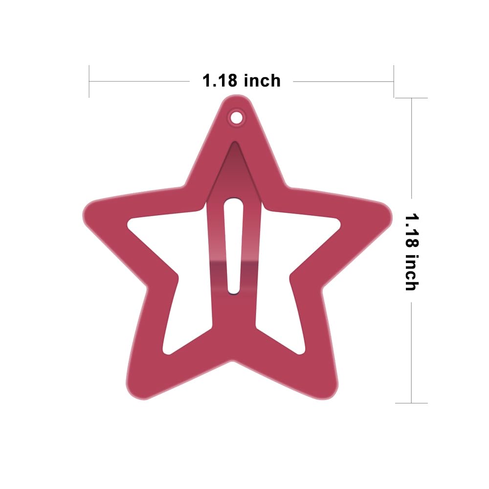 KUBOM close-up spread of mixed-color star clips highlights bright options