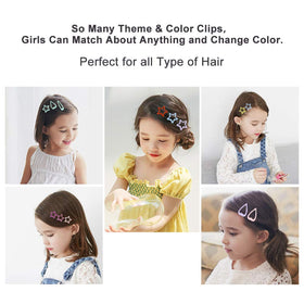 KUBOM clip worn in toddler hair offering secure hold and playful look