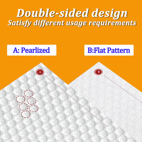 KUKEO towel in hand demonstrating size and gentle feel for sensitive skin