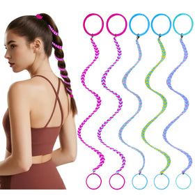 KUNAL front packaging showing five colorful hair wraps for quick selection