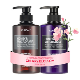 KUNDAL front packaging showing the Cherry Blossom set and premium look