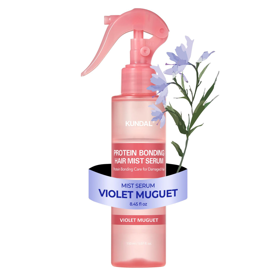 KUNDAL front packaging of 5-in-1 mist showing product and benefits
