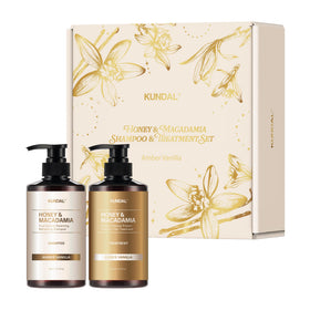 KUNDAL front packaging Amber Vanilla limited edition, gift-ready presentation benefit
