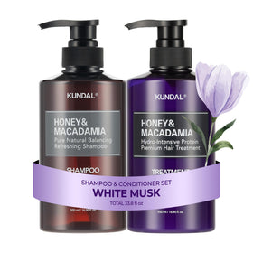 KUNDAL front packaging duo shows elegant bottles and benefits