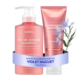 KUNDAL front packaging showing Violet Muguet scent and set benefits