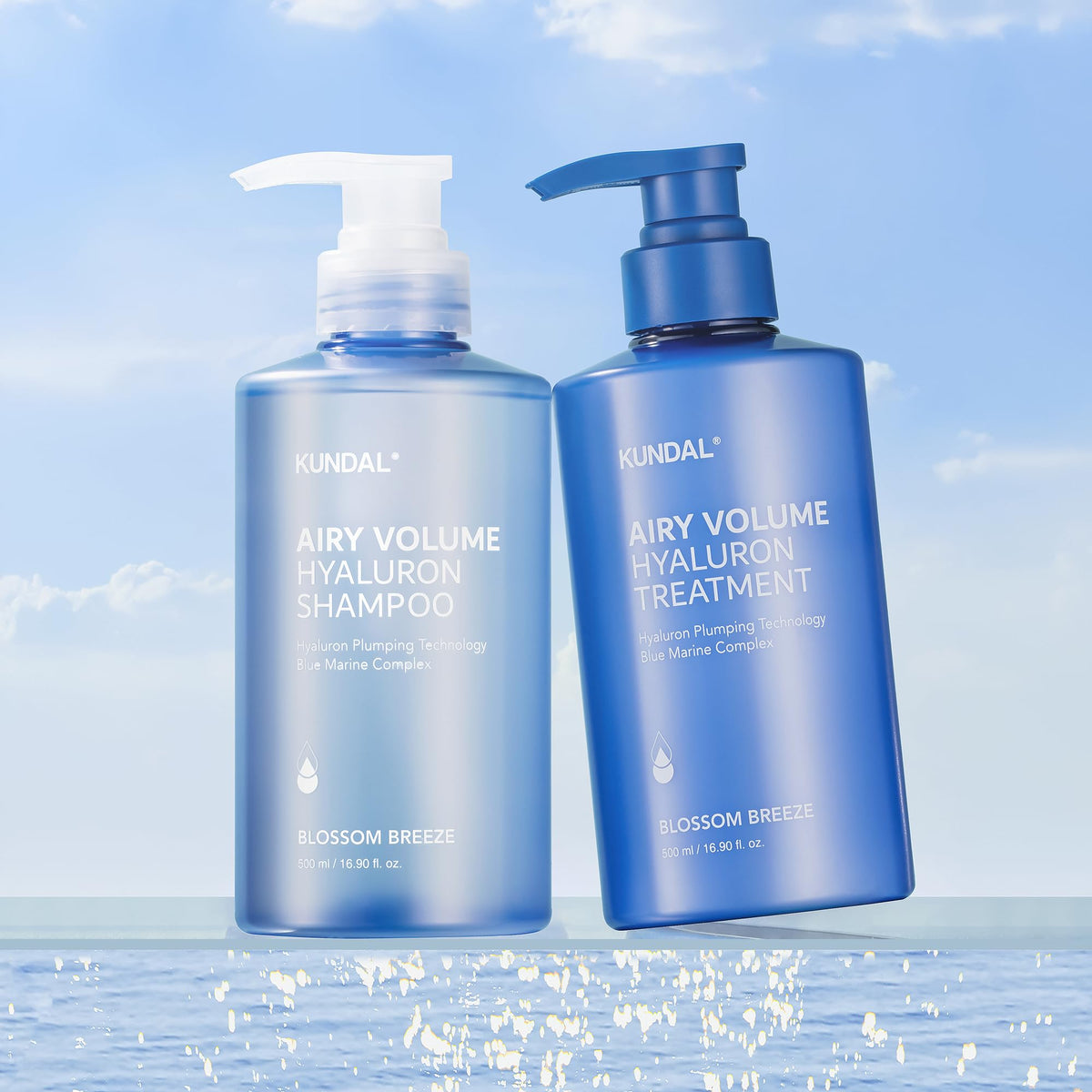 KUNDAL blue marine ingredient visual promoting natural lift and moisture support