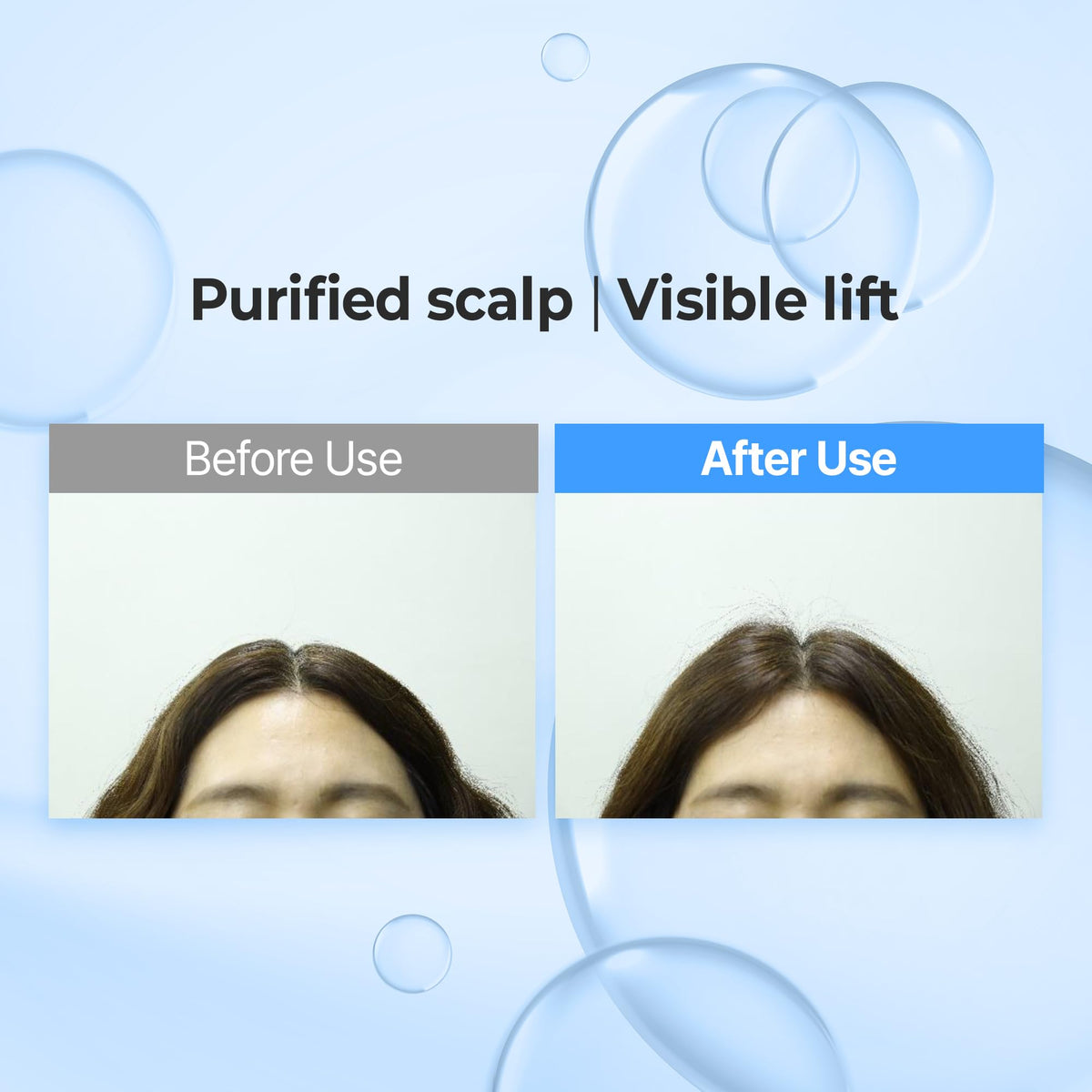 KUNDAL creamy foam on hand illustrating gentle lather and lightweight hydration
