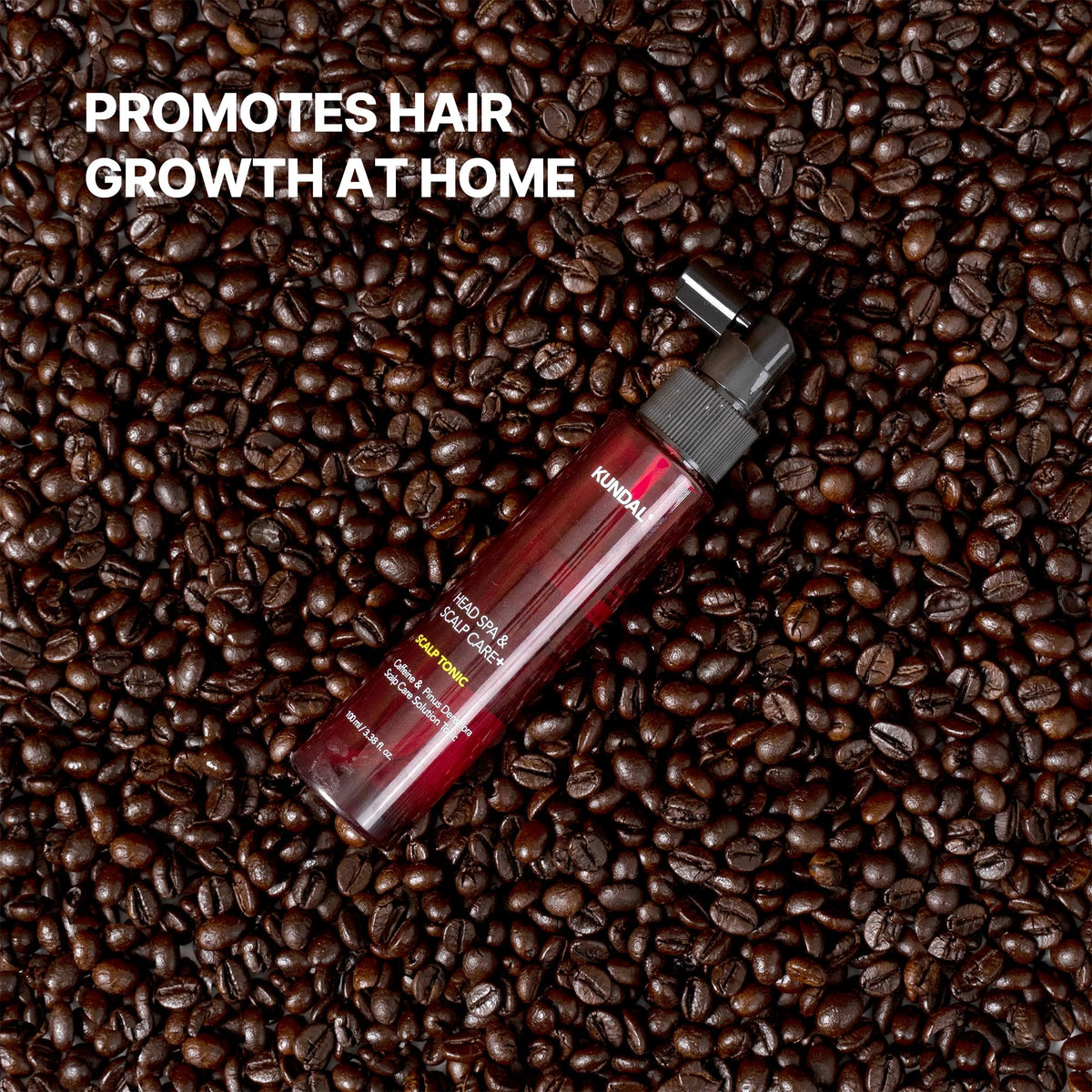 KUNDAL close texture droplet on hair strand illustrating smoothing effect