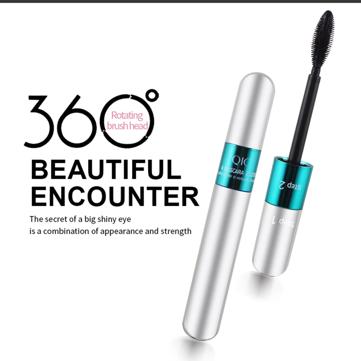 KUNSHNBEI applying mascara in hand for easy, smudge-free use