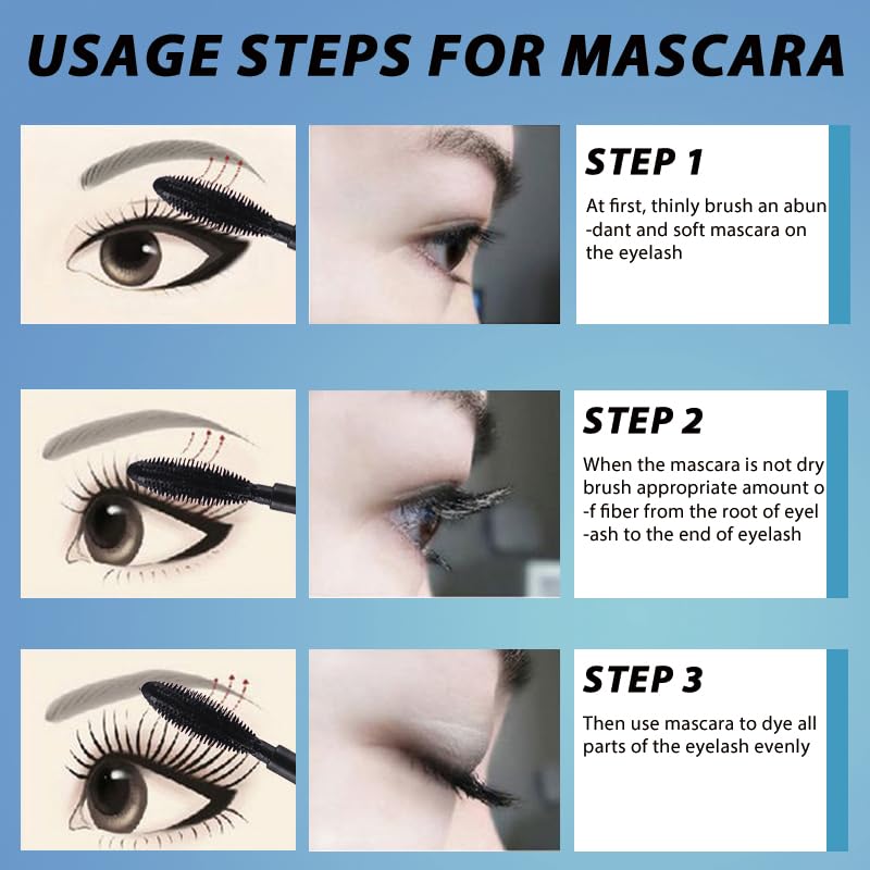 KUNSHNBEI before and after lashes showing added volume and length