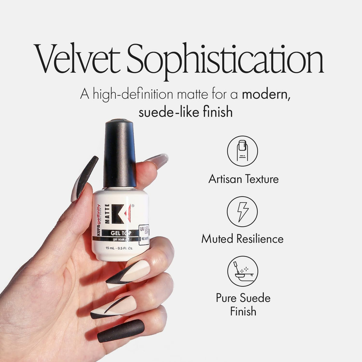 KUPA GelFinity professional brush close-up for smooth even application