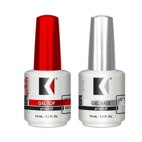 KUPA front packaging showing base and gloss duo for durable gel finish