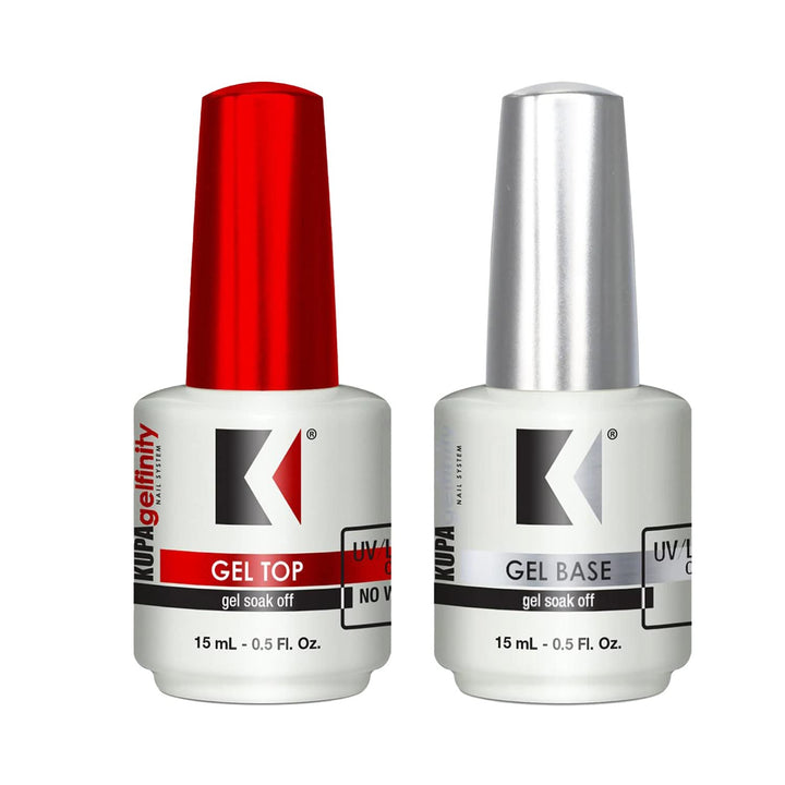 KUPA front packaging showing base and gloss duo for durable gel finish