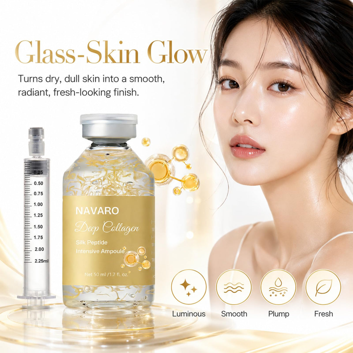 Kuri Nuka dropper releasing silky serum texture for fast absorption