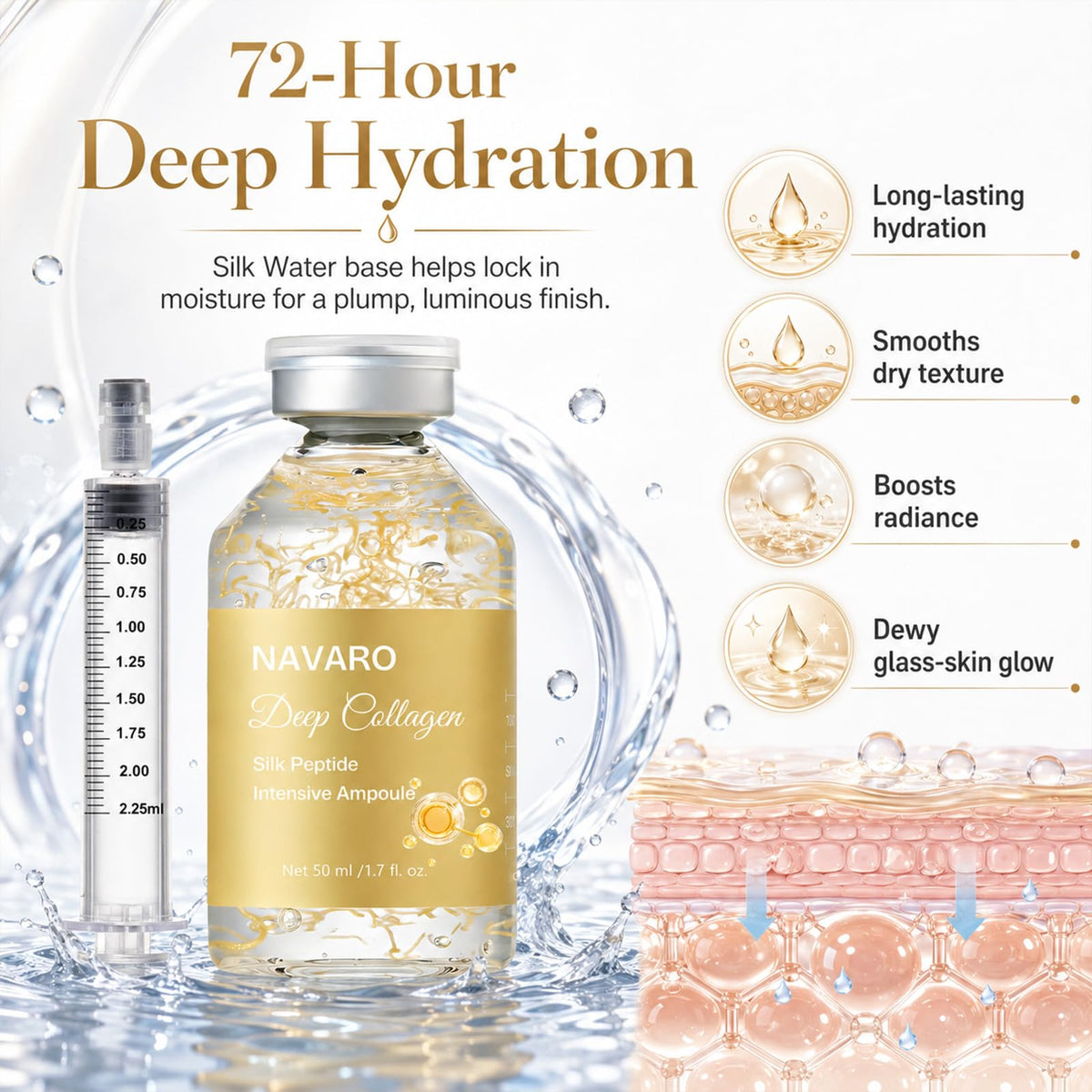 Kuri Nuka ampoule held in hand to show size and easy daily use