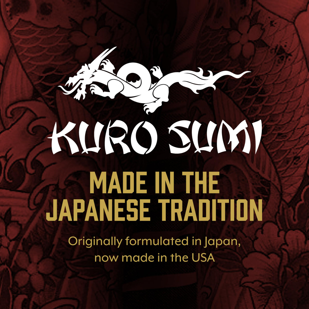 Kuro Sumi bottle held in hand to show 6 oz scale and studio-ready volume