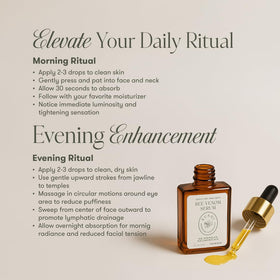 KUSHI ingredients flatlay with Manuka honey, jojoba and royal jelly benefits
