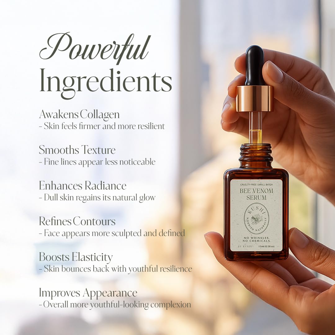 KUSHI 15ml bottle beside a coin showing compact travel-friendly size