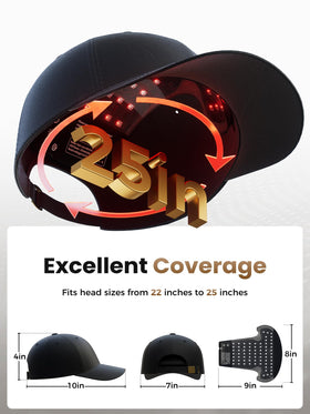 KUUGVM cap beside a hand illustrating compact size and travel-friendly benefit