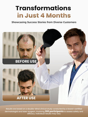 KUUGVM cap worn under a hat demonstrating discreet, cordless wearability